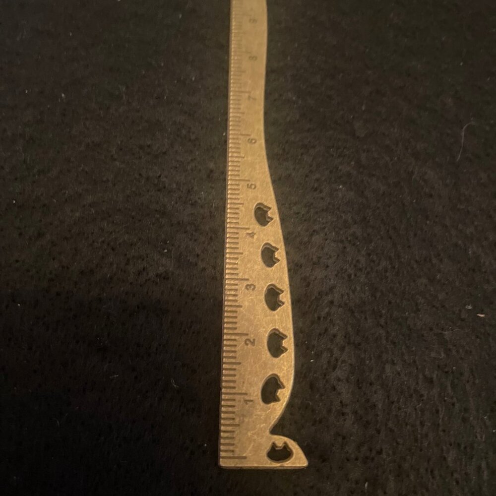 Sweet Kitty Metal Ruler - Picture 2 of 5